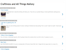 Tablet Screenshot of craftymal.blogspot.com