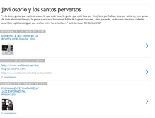 Tablet Screenshot of javiosorioylossantosperversos.blogspot.com