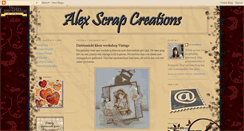 Desktop Screenshot of alexscrapcreations.blogspot.com