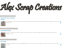 Tablet Screenshot of alexscrapcreations.blogspot.com