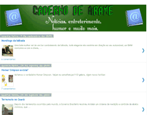 Tablet Screenshot of cadernodearame.blogspot.com