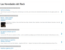 Tablet Screenshot of novedades-del-rock.blogspot.com