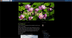 Desktop Screenshot of brittsblog09.blogspot.com