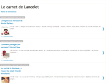 Tablet Screenshot of journal-de-lancelot.blogspot.com