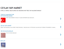 Tablet Screenshot of ceylanyapimarket.blogspot.com