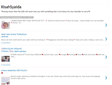 Tablet Screenshot of kisahsyaida.blogspot.com