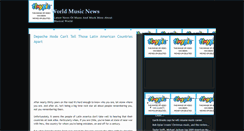 Desktop Screenshot of musicnewspk.blogspot.com