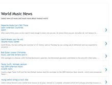 Tablet Screenshot of musicnewspk.blogspot.com