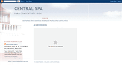 Desktop Screenshot of centralspa.blogspot.com