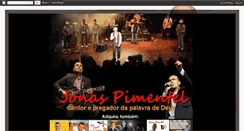 Desktop Screenshot of cantorjonaspimentel.blogspot.com
