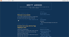 Desktop Screenshot of brettarends.blogspot.com