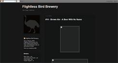 Desktop Screenshot of flightlessbirdbrewery.blogspot.com