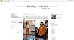 Desktop Screenshot of juliasroomfordessert.blogspot.com