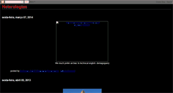 Desktop Screenshot of heterologie.blogspot.com