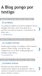 Mobile Screenshot of ablogpongoportestigo.blogspot.com