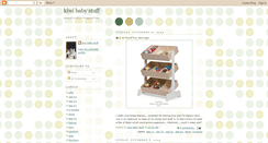 Desktop Screenshot of kiwibabystuff.blogspot.com