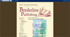 Desktop Screenshot of borderlinepublishing.blogspot.com