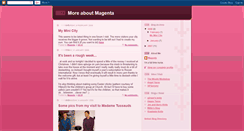 Desktop Screenshot of moreaboutmagenta.blogspot.com