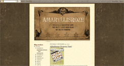 Desktop Screenshot of amaryllisroze.blogspot.com