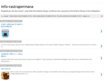 Tablet Screenshot of info-rastrapermana.blogspot.com