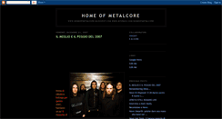 Desktop Screenshot of homeofmetalcore.blogspot.com