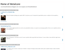 Tablet Screenshot of homeofmetalcore.blogspot.com