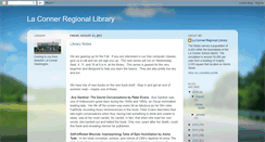 Desktop Screenshot of laconnerlibrary.blogspot.com