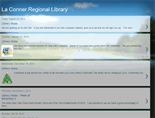 Tablet Screenshot of laconnerlibrary.blogspot.com