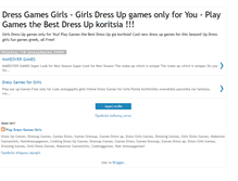 Tablet Screenshot of dress-games-girls.blogspot.com