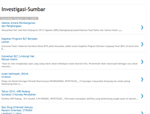 Tablet Screenshot of investigasi-sumbar.blogspot.com