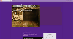 Desktop Screenshot of mundocruel90.blogspot.com