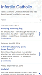 Mobile Screenshot of infertilecatholic.blogspot.com