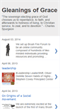 Mobile Screenshot of gleaningsofgrace.blogspot.com