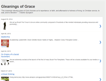 Tablet Screenshot of gleaningsofgrace.blogspot.com