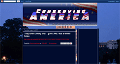Desktop Screenshot of conserving-america.blogspot.com