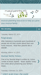Mobile Screenshot of musicalparentinginfo.blogspot.com