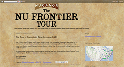 Desktop Screenshot of nufrontiertour.blogspot.com