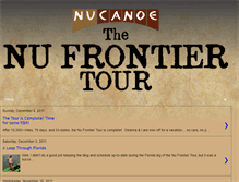 Tablet Screenshot of nufrontiertour.blogspot.com