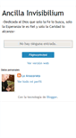 Mobile Screenshot of ancilla-invisibilium.blogspot.com