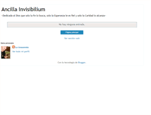 Tablet Screenshot of ancilla-invisibilium.blogspot.com