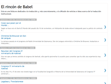 Tablet Screenshot of elrincondebabel.blogspot.com