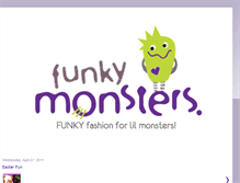 Tablet Screenshot of funkymonsters.blogspot.com