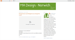 Desktop Screenshot of madesignnorwich.blogspot.com