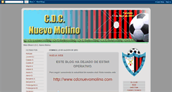 Desktop Screenshot of cdnuevomolino.blogspot.com