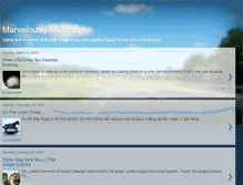 Tablet Screenshot of marvelouslymundane.blogspot.com