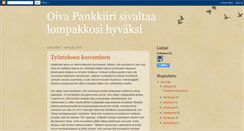 Desktop Screenshot of oivapankkiiri.blogspot.com