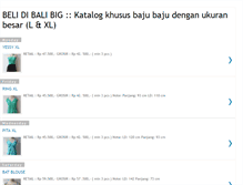 Tablet Screenshot of belidibalibig.blogspot.com