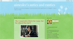 Desktop Screenshot of aimeslee.blogspot.com