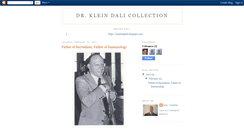 Desktop Screenshot of drkleindalicollection.blogspot.com