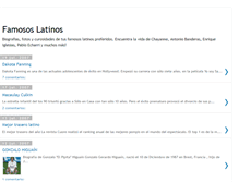 Tablet Screenshot of famososlatinos.blogspot.com